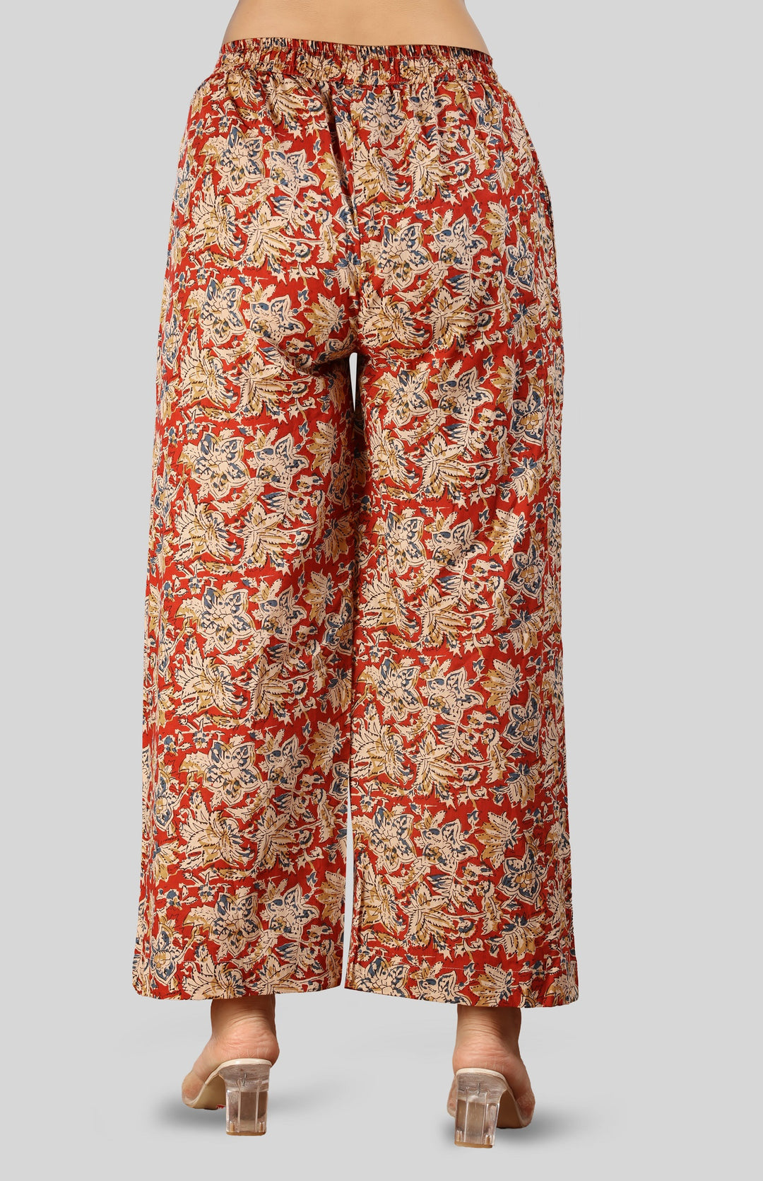 Maroon Jaipuri Cotton Printed Pant