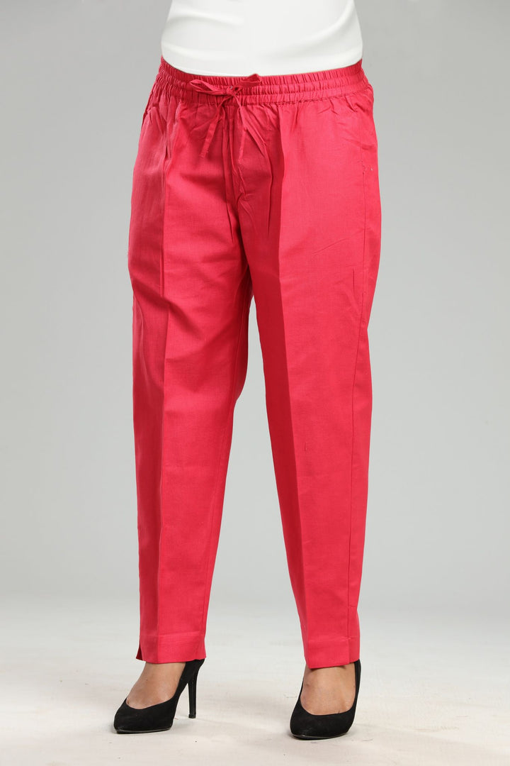 Pink Cotton Pant