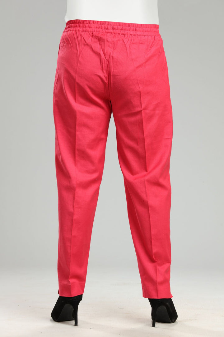 Pink Cotton Pant