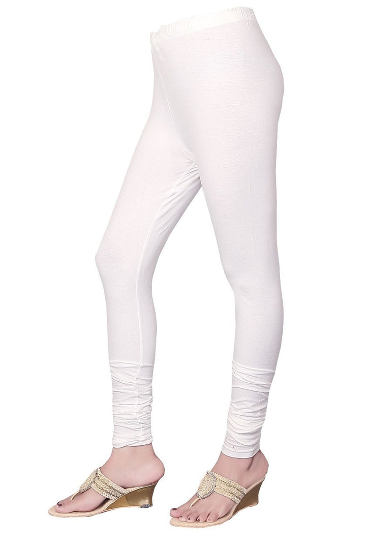 White Full Length Cotton Legging