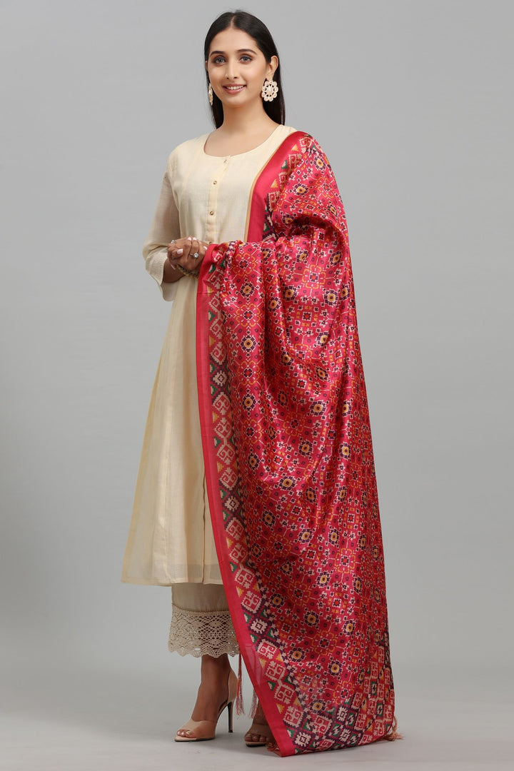 Freyal Off White Chanderi Suit Set